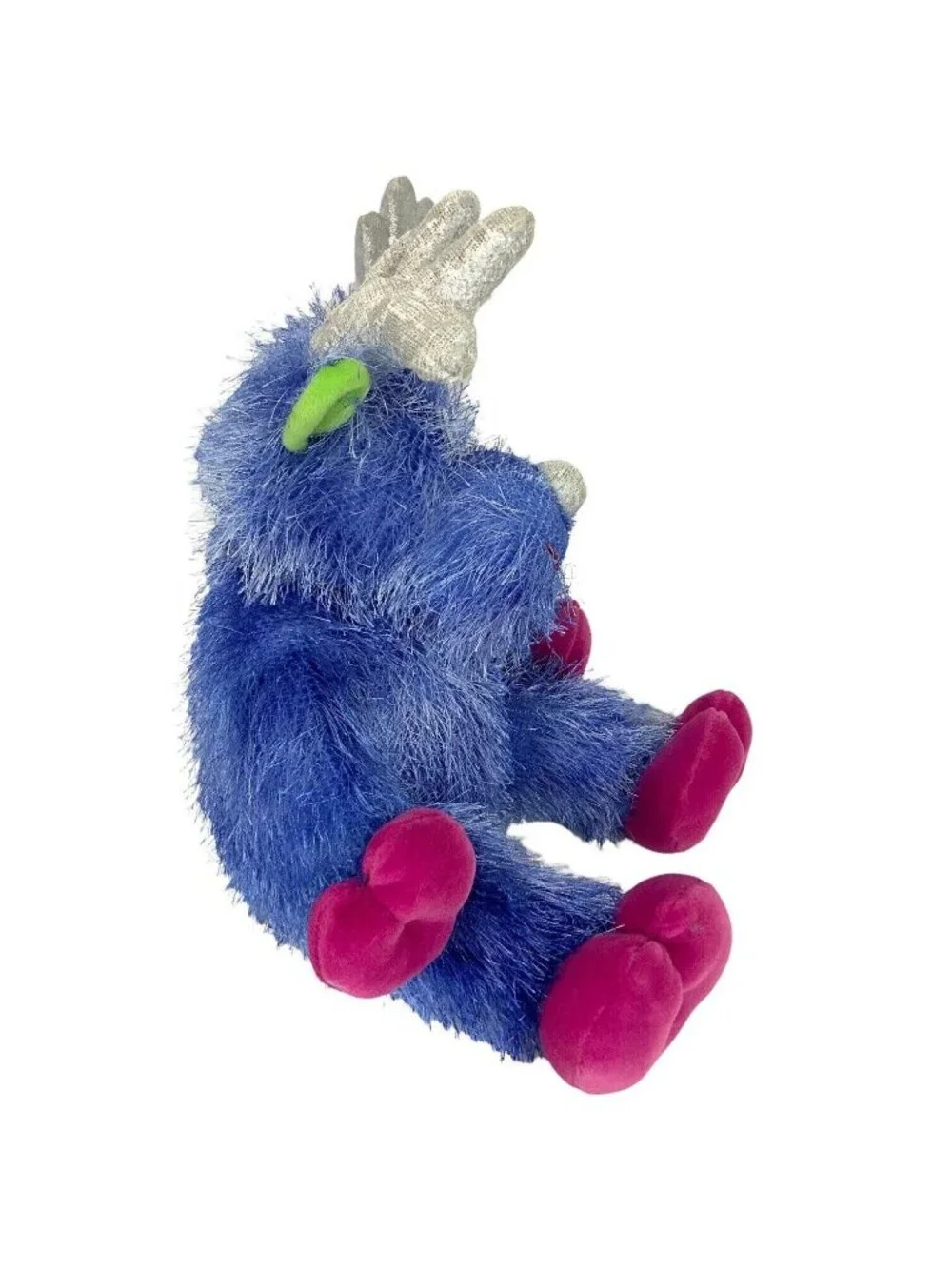 Aurora Frostbite Reindeer Plush 10 inch Blue Pink Silver Antlers Soft Toy